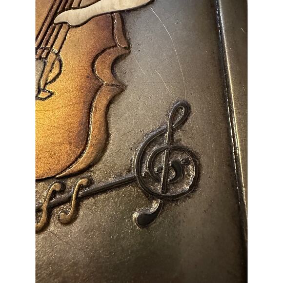 Vintage Mid Century Modern Abstract Jazz Musicians 3D Textured Painting - Picture 5 of 11